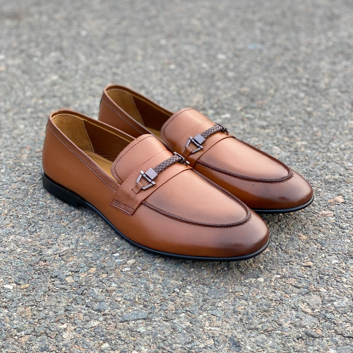 Formal Shoes Handmade leather Brown 2416