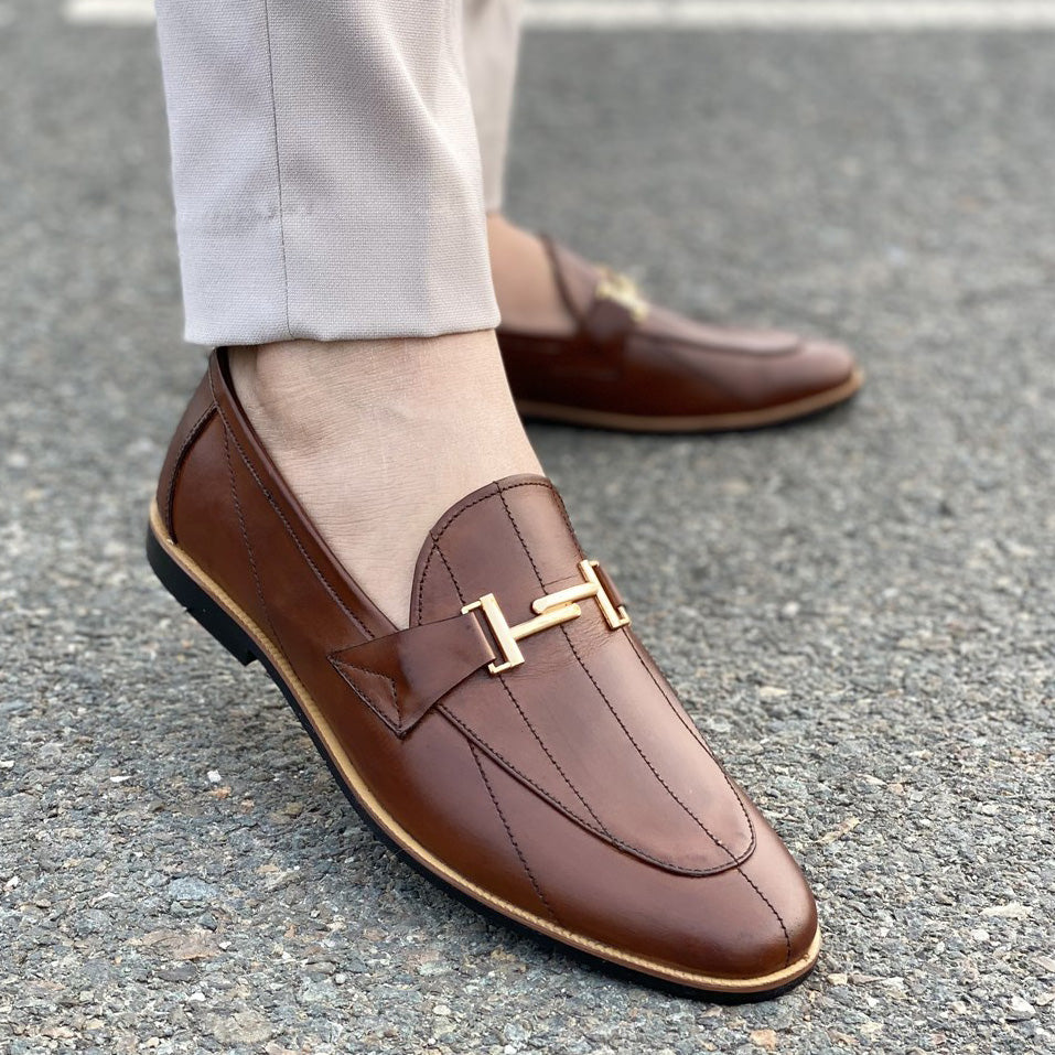 DerbyGlide Shoes-128 Brown