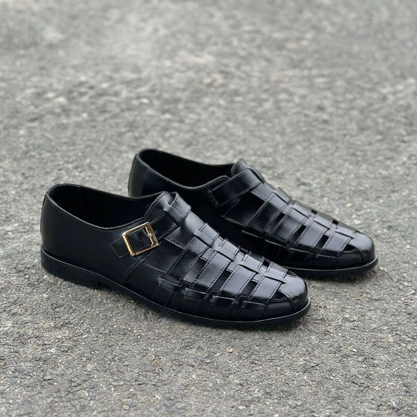 Degora Pure Leather Ridge Black -2640