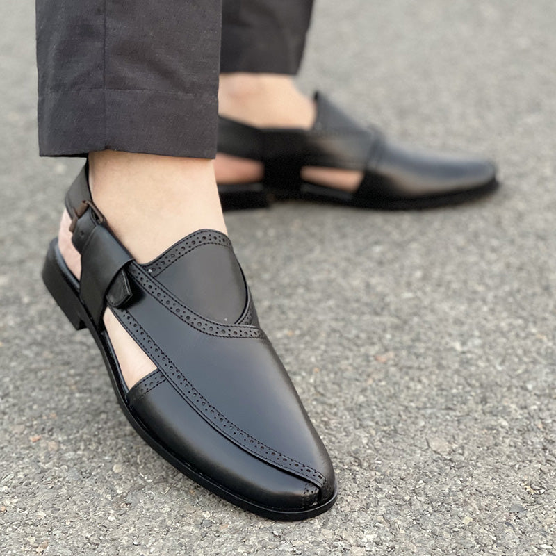 Best Black Peshawari Chappal for Men