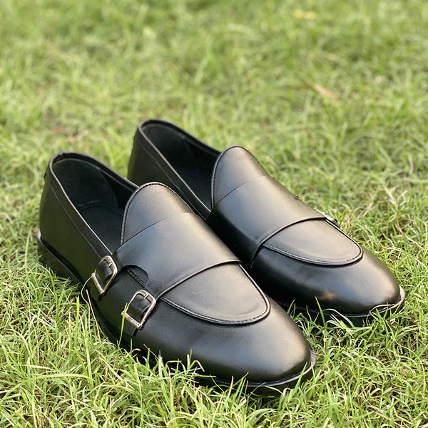 Degora Pure Leather Handmade Shoes-180 Black