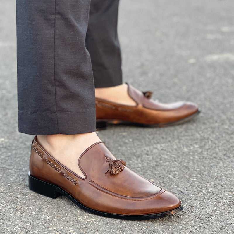 Degora Formal Shoes Handmade leather  Brown  114