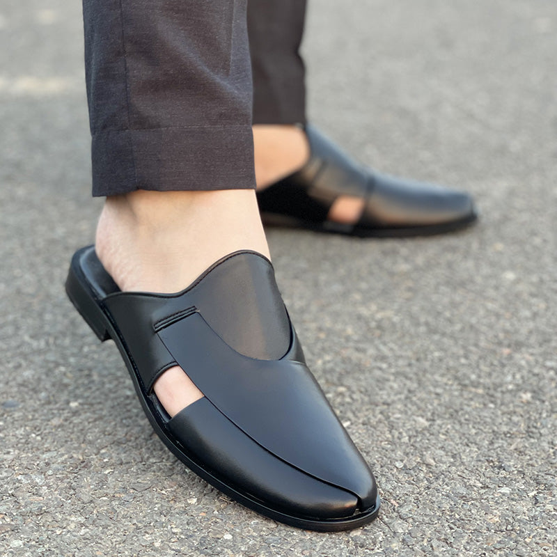 Degora Sandals Handmade leather  Black 172