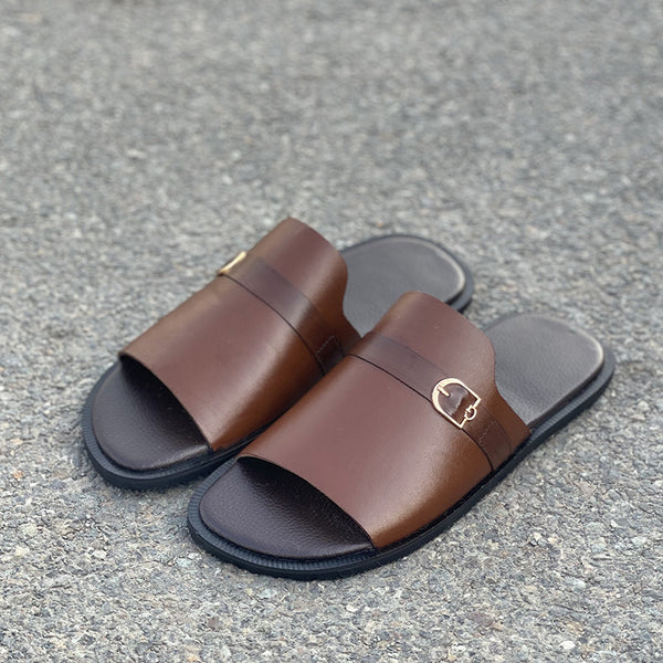 Degora Pure Leather Handmade Chappal-2325