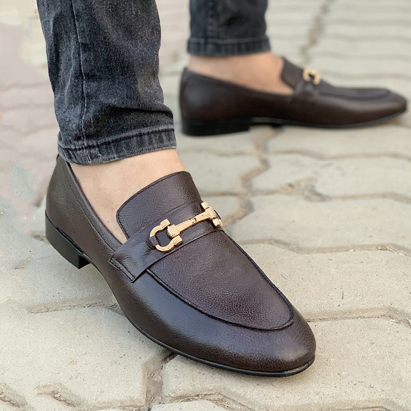 Degora Pure Leather Handmade Formal Shoes-178