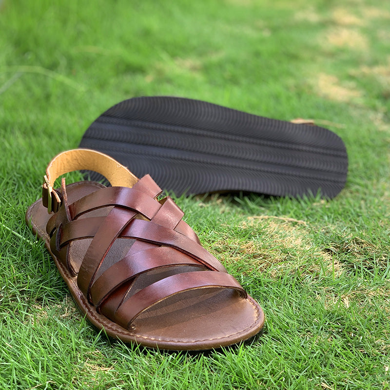 Degora Sandals Handmade leather  Brown  150