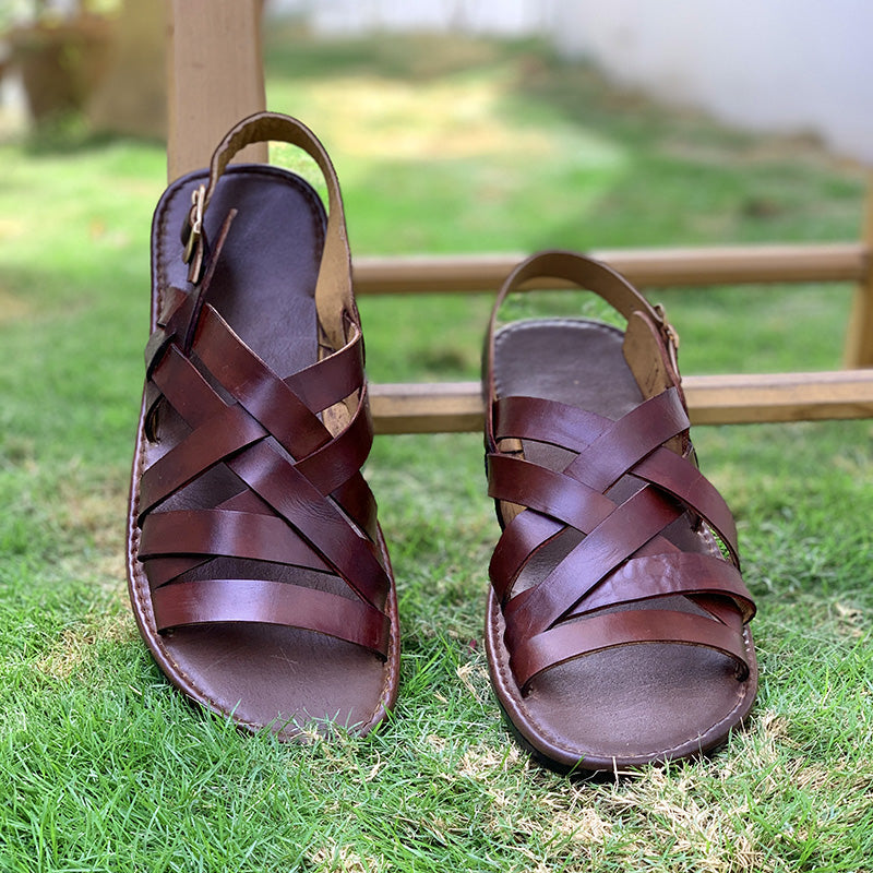 Degora Sandals Handmade leather  Brown  150