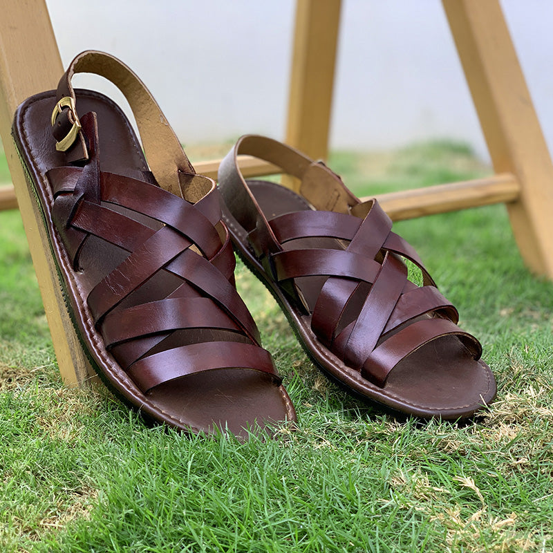 Degora Sandals Handmade leather  Brown  150