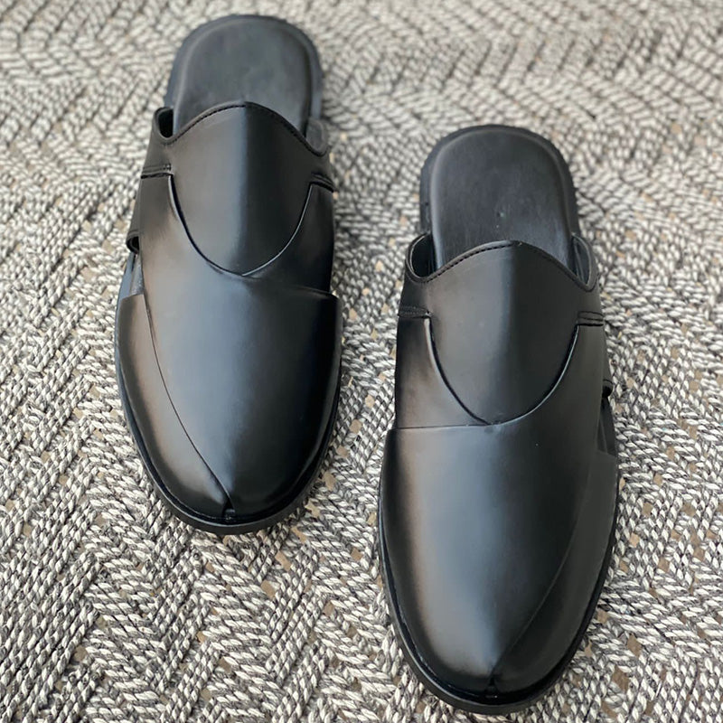 Degora Sandals Handmade leather  Black 172