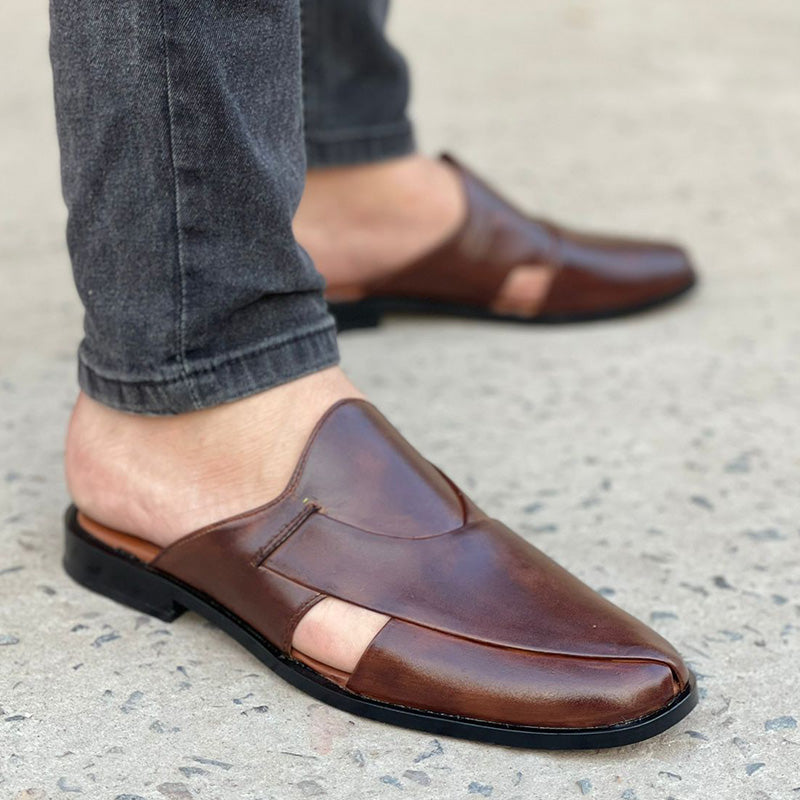 Degora Sandals Handmade leather  Brown  172
